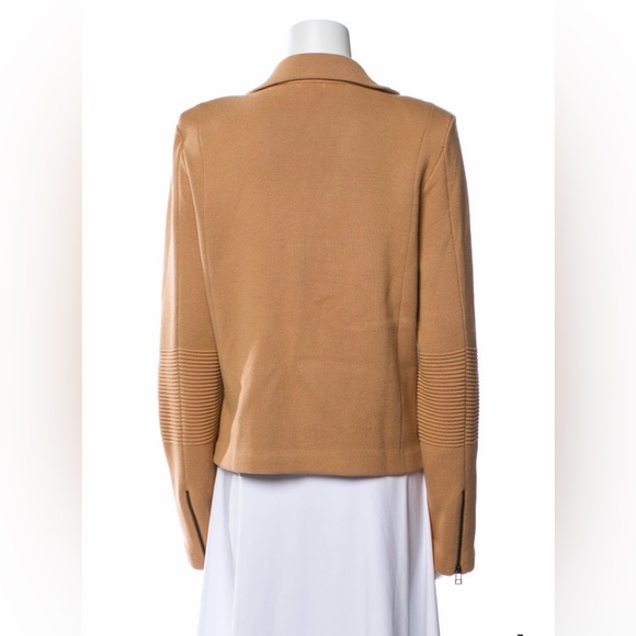 Minnie Rose Moto Jacket Structured Zip Front NWT - Picture 5 of 7